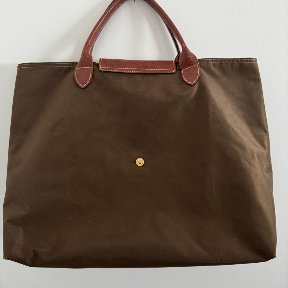 Longchamp Brown Tote with Brown Handles - Picture 2 of 4
